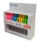 Kids Pointed 5" Scissors with Storage Rack, Assorted Colors, Set of 12